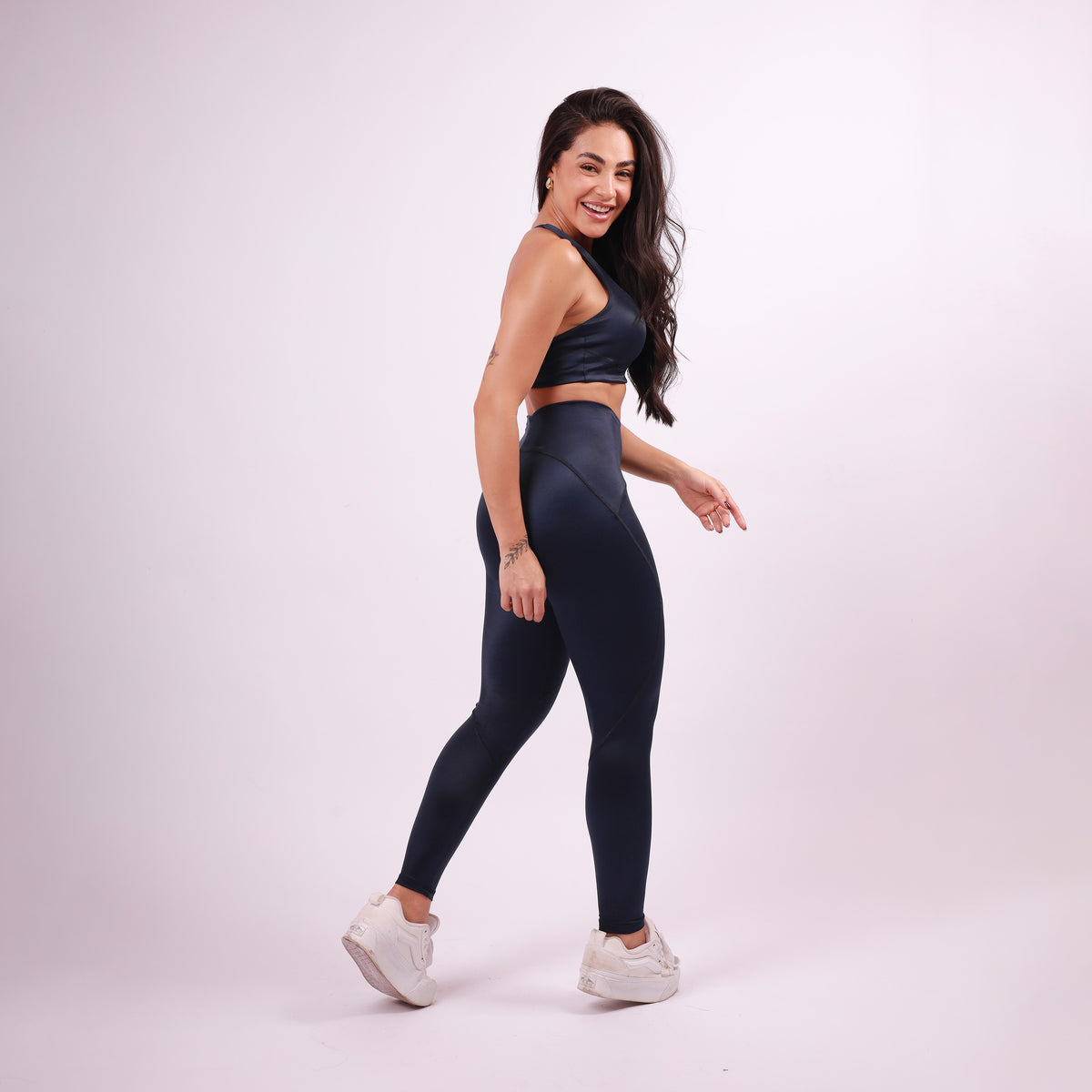 Legging Sculpt Shine - Marinho Intenso