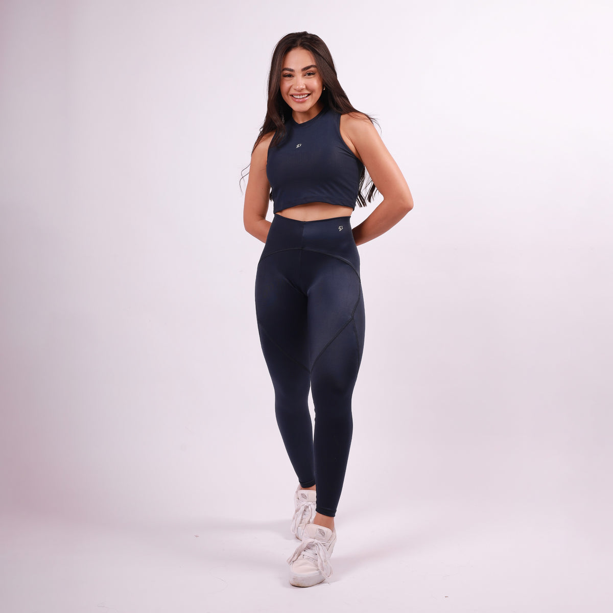 Legging Sculpt Shine - Marinho Intenso