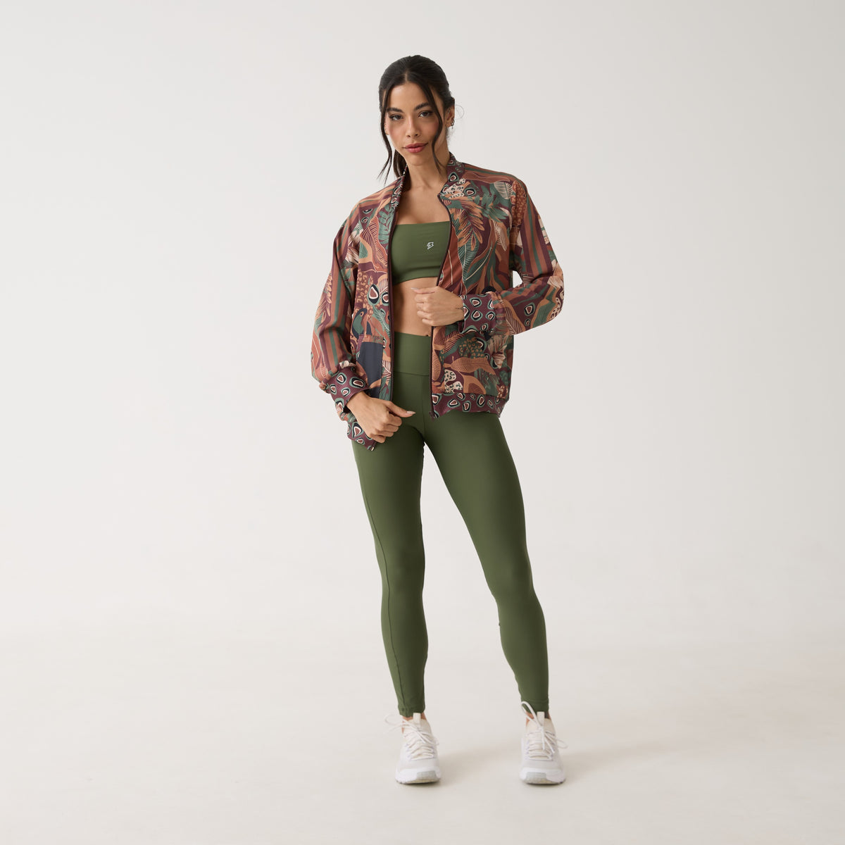 Legging Bolso Unilateral - Verde Oliva