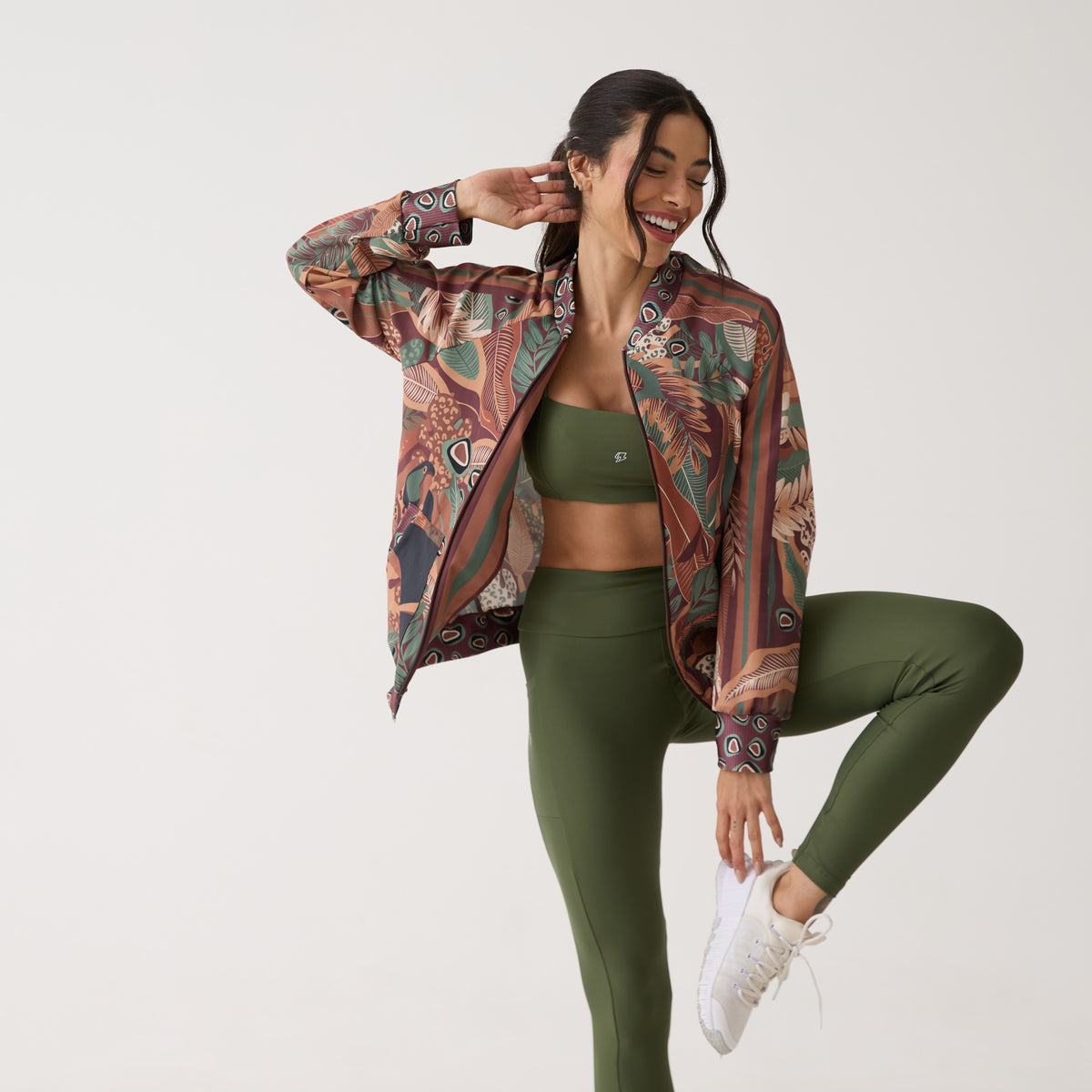 Legging Bolso Unilateral - Verde Oliva