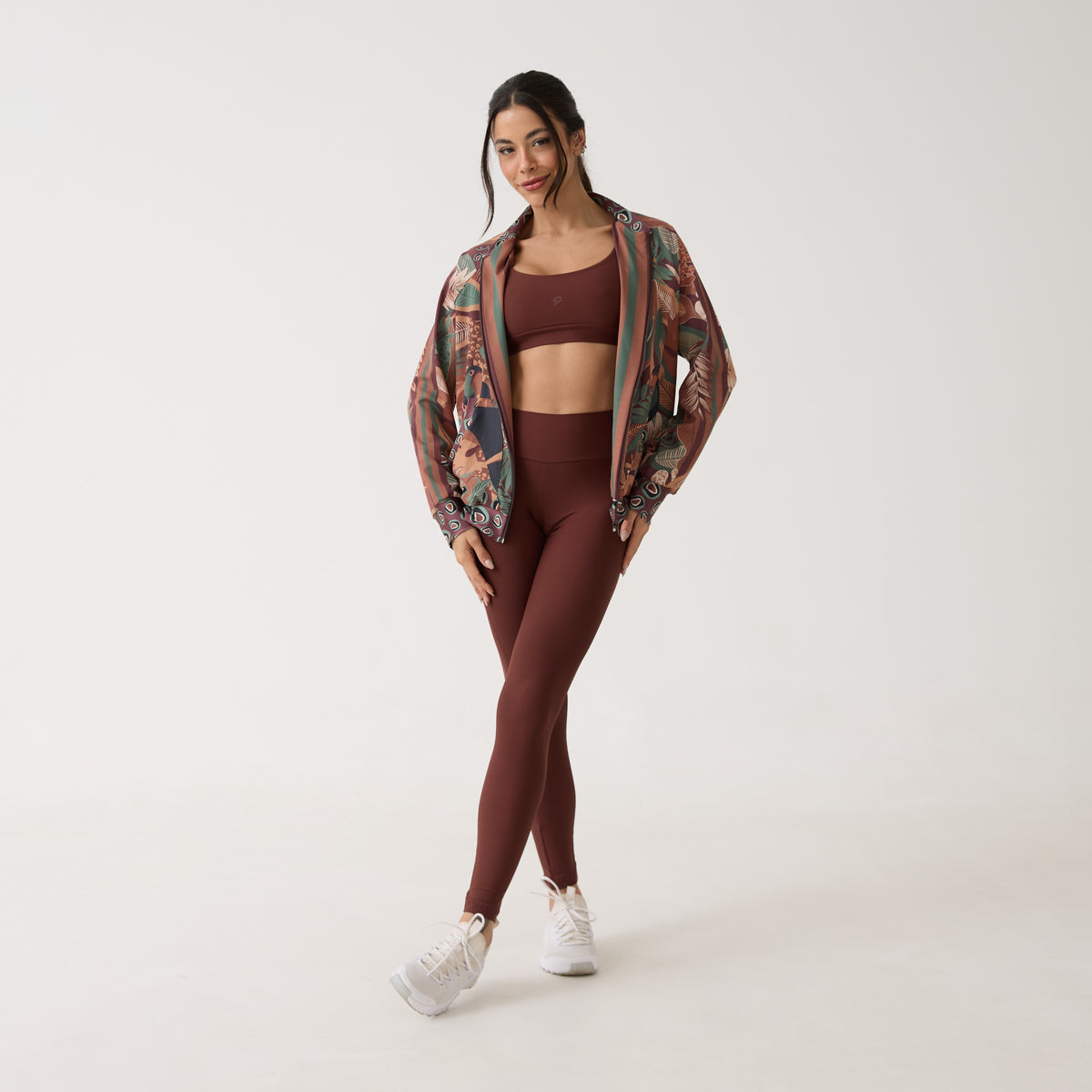 Legging Bolso Unilateral - Café