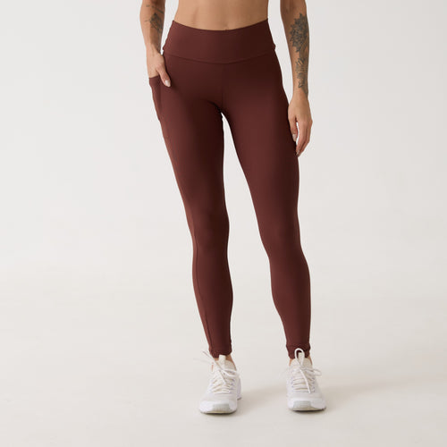 Legging Bolso Unilateral - Café