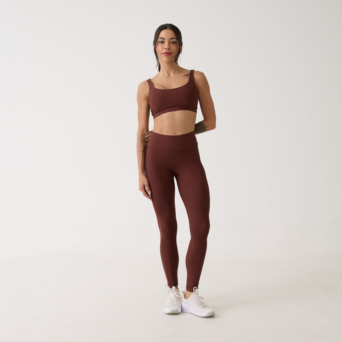 Legging Bolso Unilateral - Café
