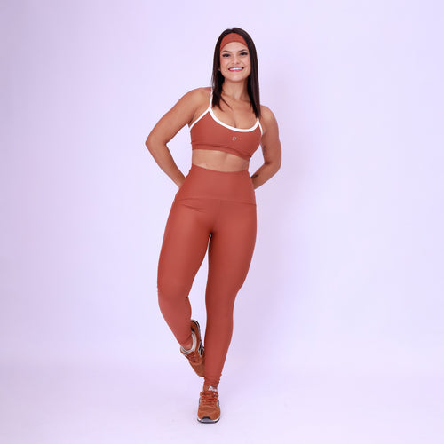 Legging Recorte Anatômico - Chocolate