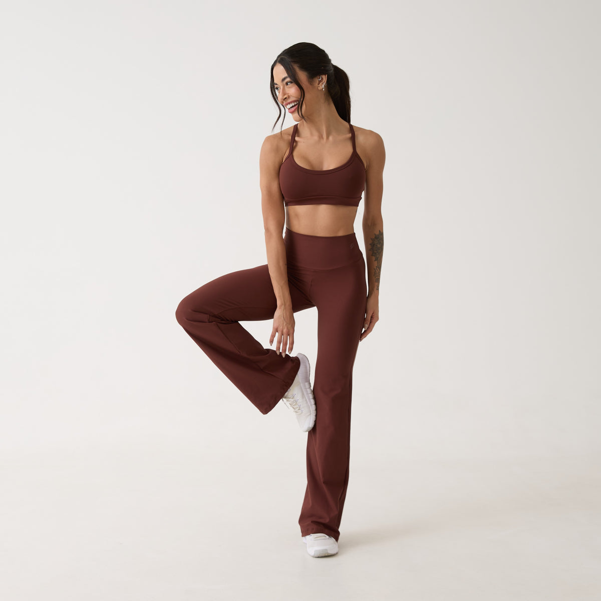 Calça Flare Element - Café