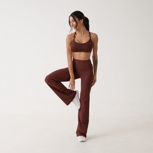 Calça Flare Element - Café