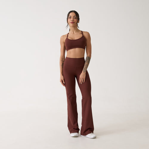 Calça Flare Element - Café