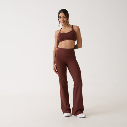 Calça Flare Element - Café