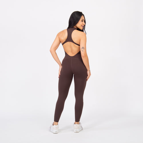 Macacão Racer Zip - Brownie