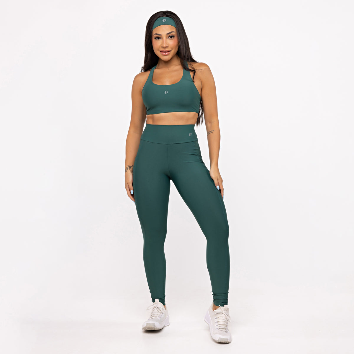 Legging Básica com Bolso - Esmeralda