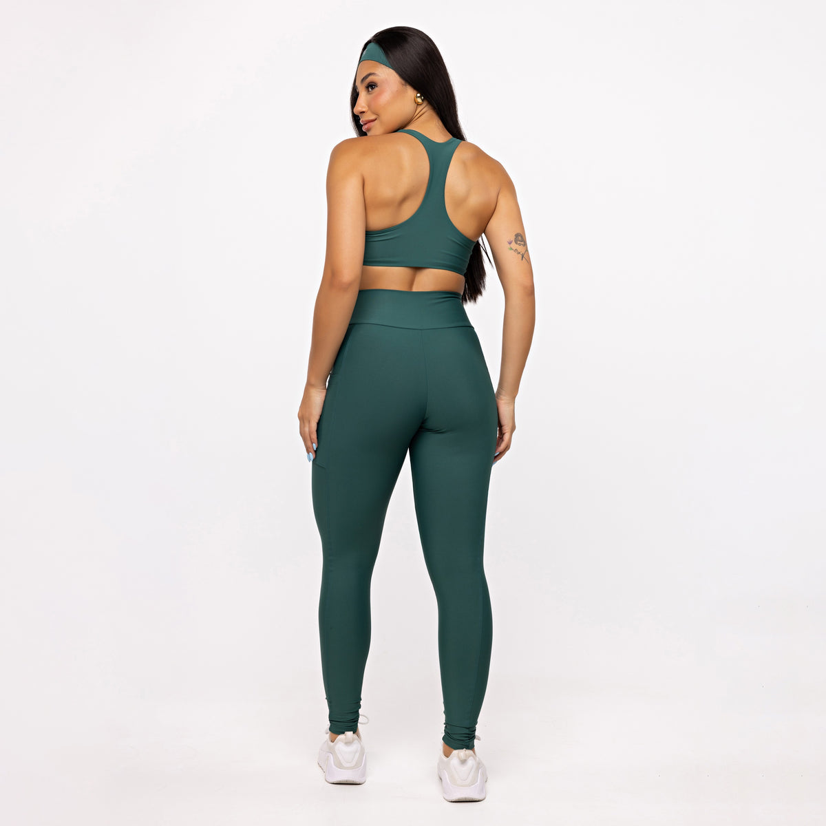 Legging Básica com Bolso - Esmeralda