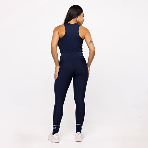 Legging Básica com Bolso - Marinho Profundo