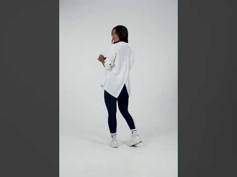 Fit check - Camisa Oversized Athleisure Tech - Branco