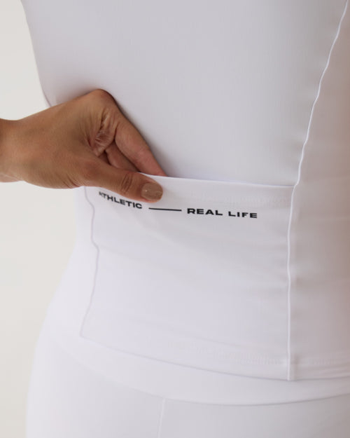 Regata Performance Pocket Run - Branco