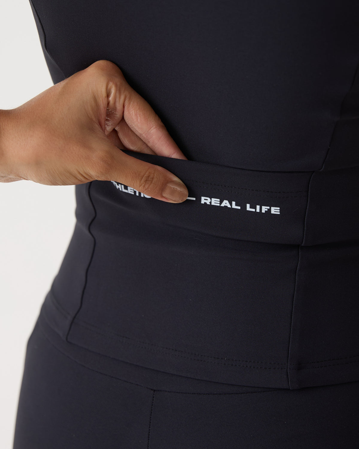 Regata Performance Pocket Run - Preto
