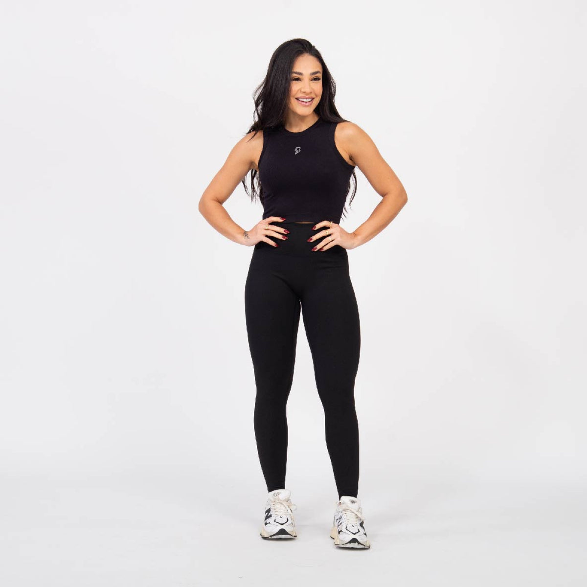 Regata Cropped Flex - Preto