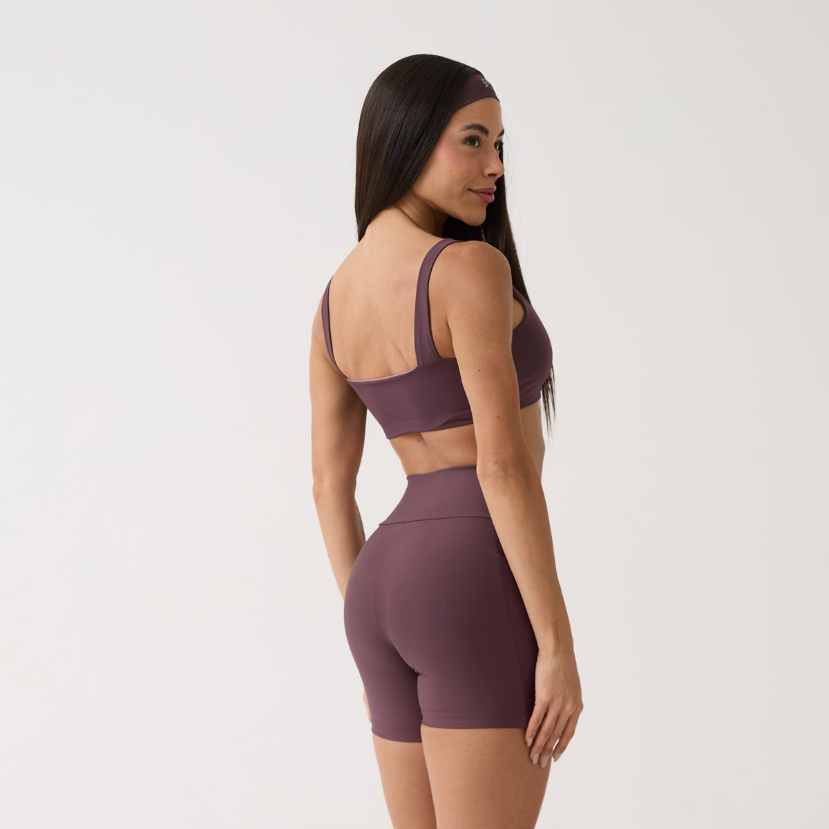 Short Bolso Unilateral - Ameixa