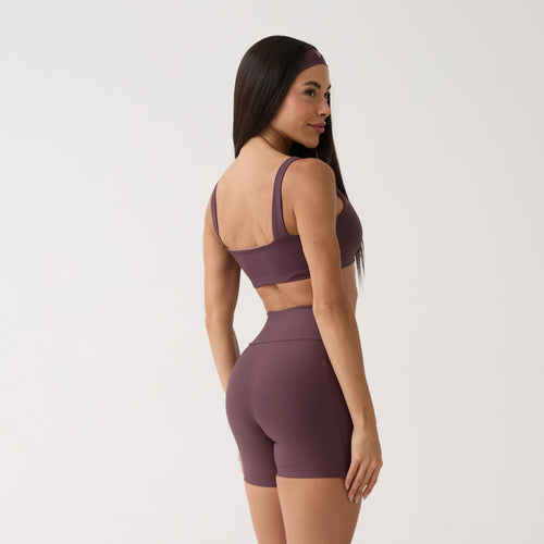 Short Bolso Unilateral - Ameixa