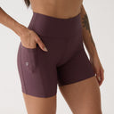 Short Bolso Unilateral - Ameixa