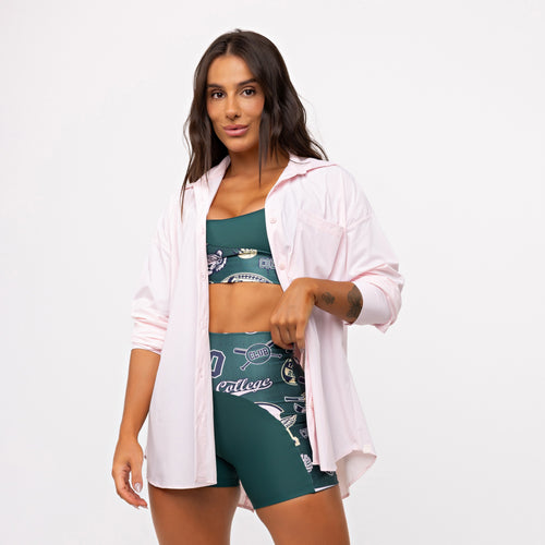 Short Ondas com Bolso Estampado - Esmeralda & College