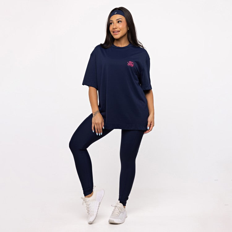 T-SHIRT OVERSIZED SPORT BEST EDITION - MARINHO PROFUNDO