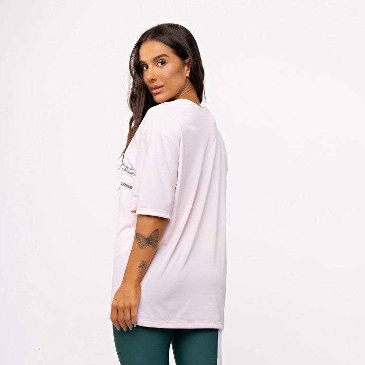 T-shirt Oversized Sport Vida Real - Ballet