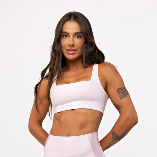 Top Camiseta Decote Quadrado - Ballet