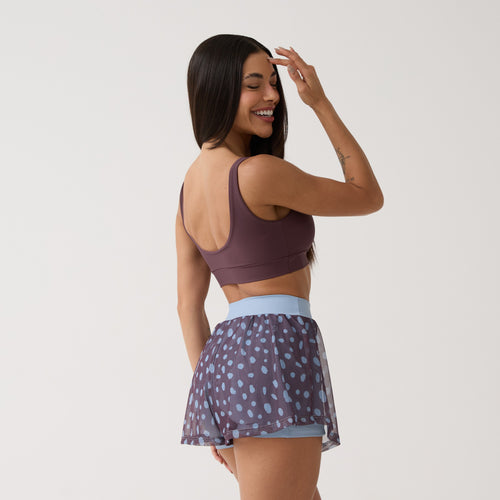 Top Camiseta Básico - Ameixa