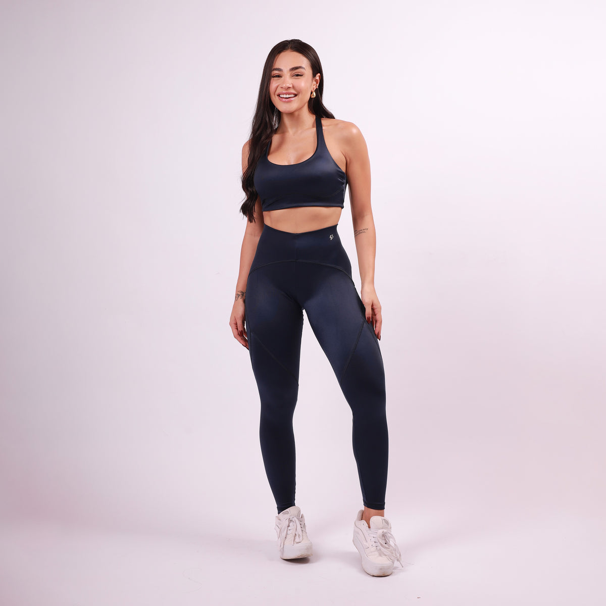 Top Nadador Sculpt Shine - Marinho Intenso