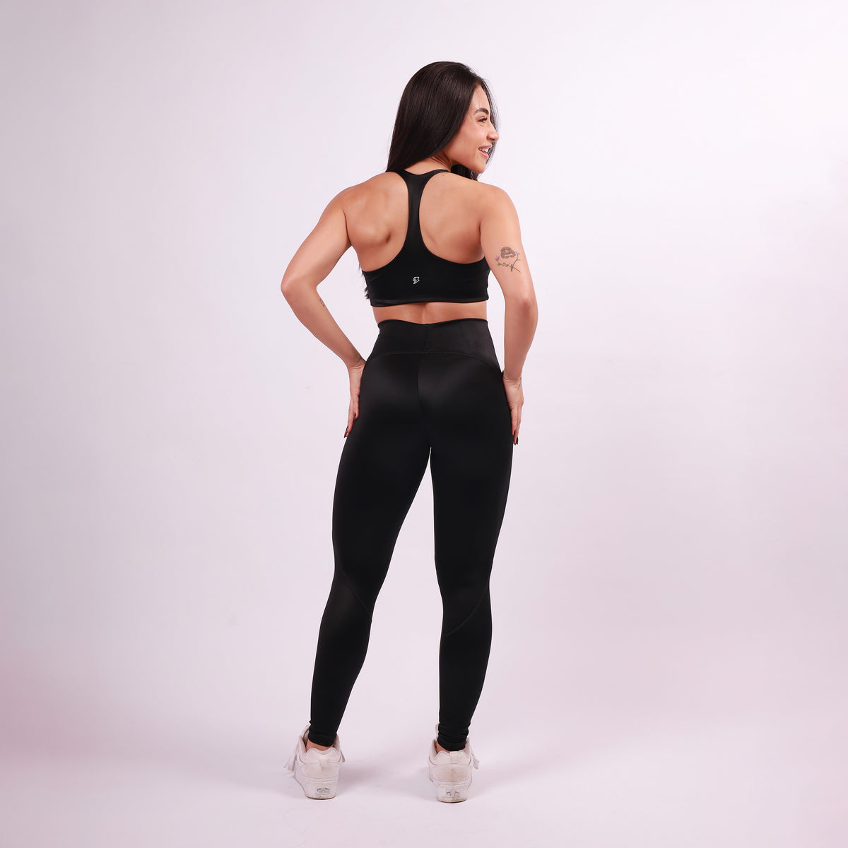 Top Nadador Sculpt Shine - Preto