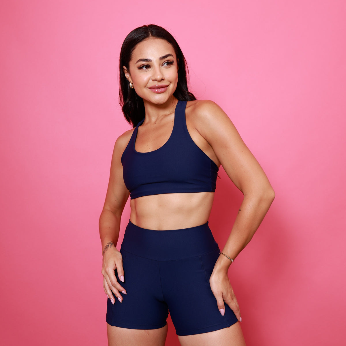 Top Nadador Slim - Azul Marinho