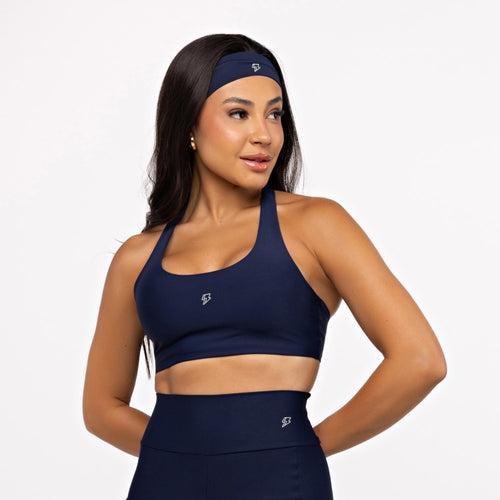 Top Nadador Slim - Marinho Profundo