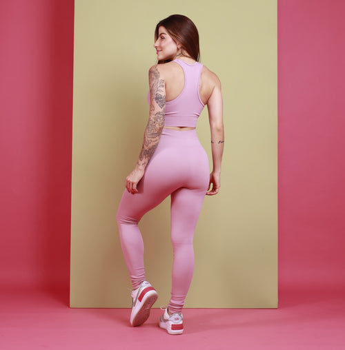 Top Nadador Seamless - Rosa Cárdio