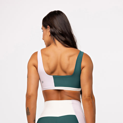 Top Camiseta Blocks Tricolor - Tricolor Ballet
